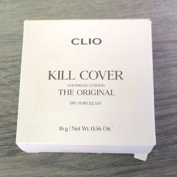 CLIO Kill Cover Foundation Cushion 19N Porcelain - Picture 1 of 5